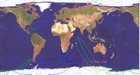 Карта солнечного затмения